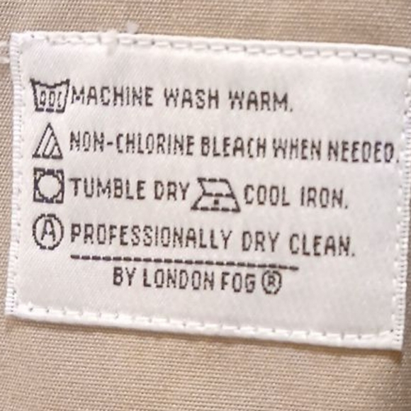 London Fog -Limited Edition Tan Trench Coat, Removable Liner Inc., Pockets, 46L - Picture 11 of 14